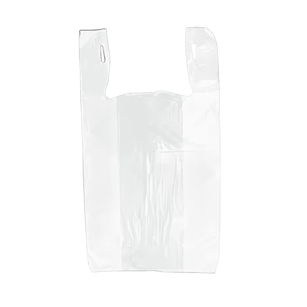 Victoria Bay Bag 8X4X15 IN Plastic 13MIC White T-Sack 2000/Case