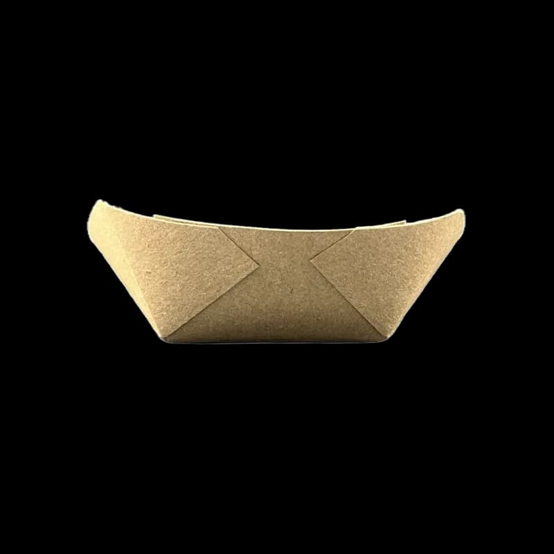 Food Tray 2.5 LB Paper Kraft Rectangle 500/Case