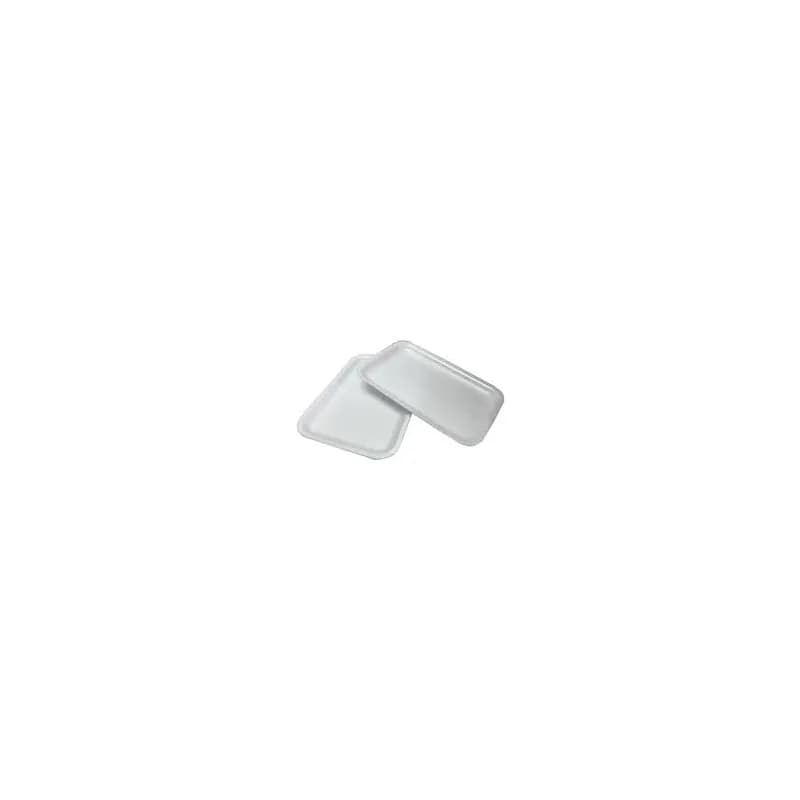 Dyne-A-Pak 1014 Tray 14X9.75X0.75 IN Polystyrene Foam White 100/Case