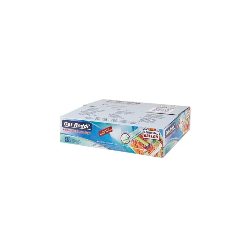 Bag 10.56X11 IN 1 GAL With Reclosable Closure 250/Case