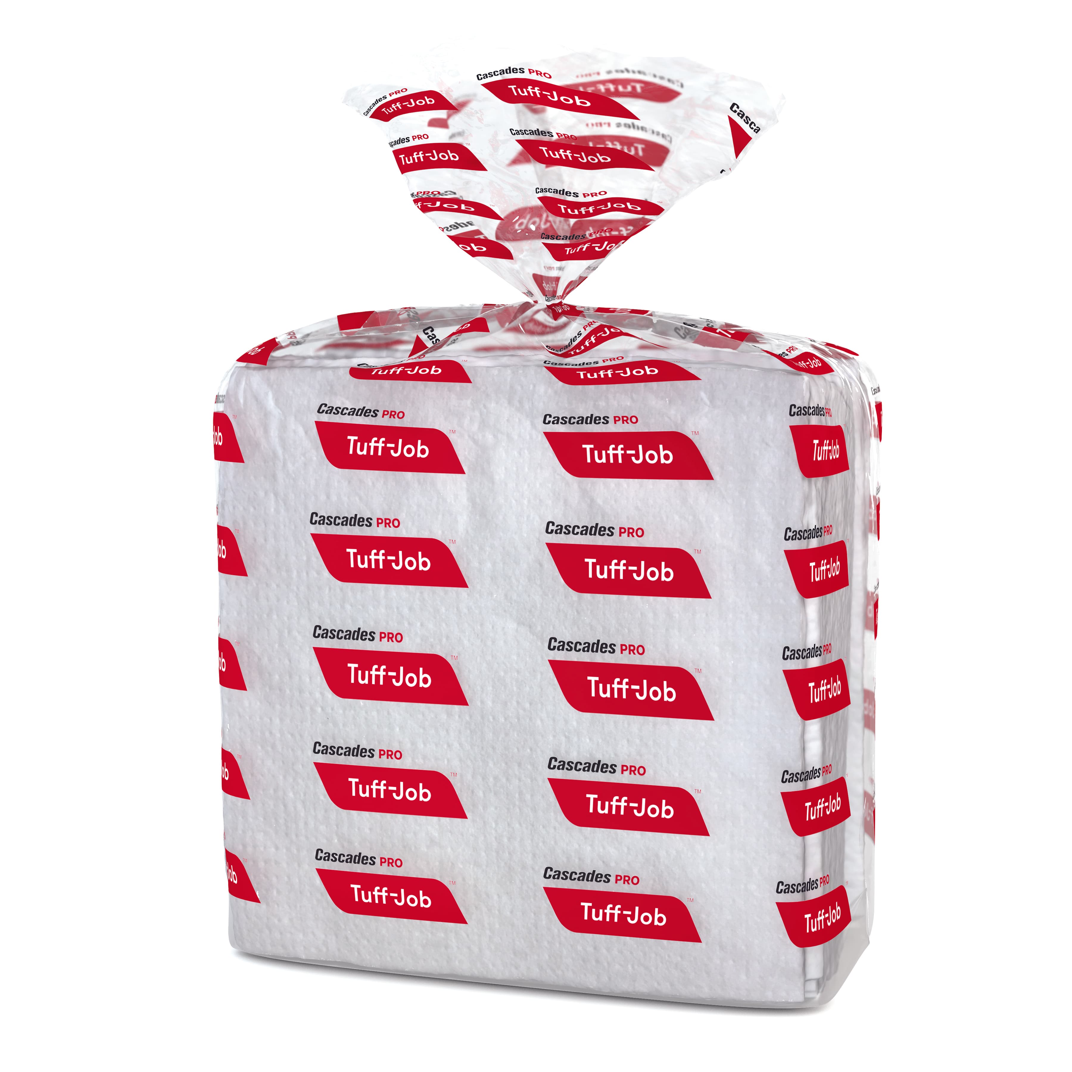 Cascades PRO Tuff-Job® Cleaning Wipe 12X13 IN DRC White 1/4 Fold 1080/Case
