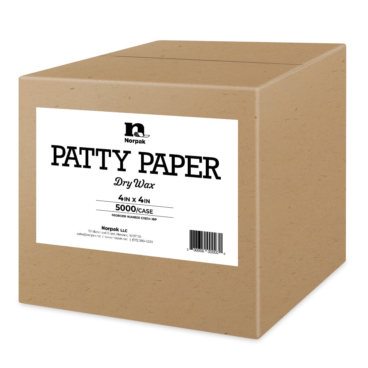 Burger Patty Sheet 4 IN Dry Wax Paper Round 5000/Box
