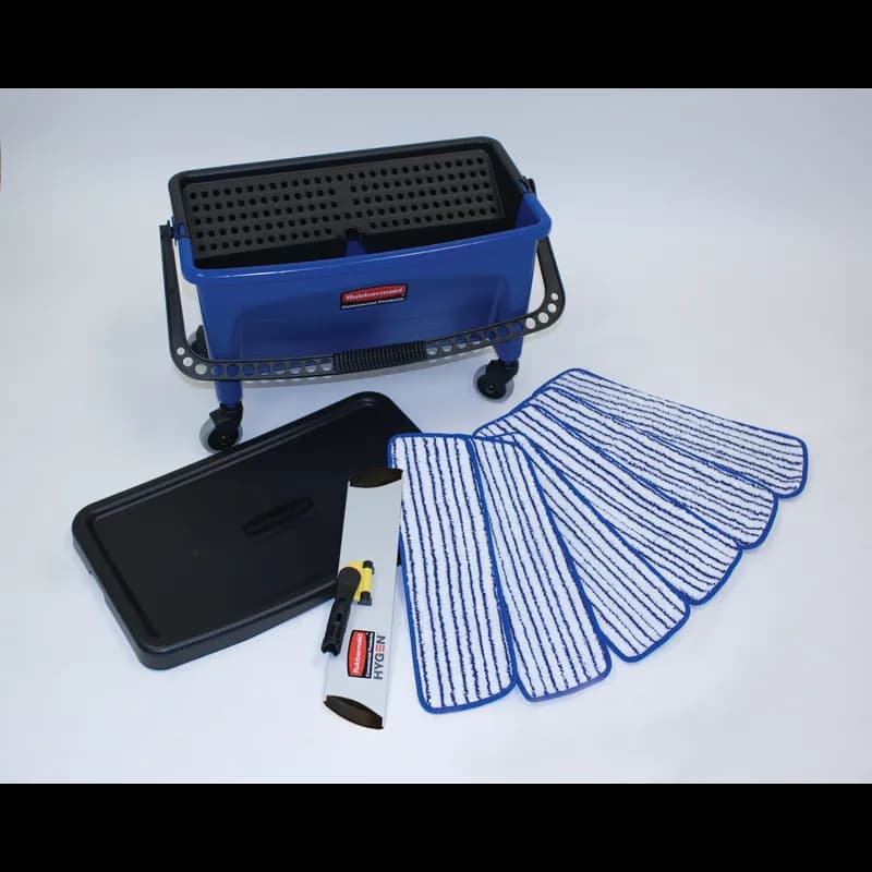 Finish Kit 18X5X0.5 IN Blue White Microfiber 1/Case