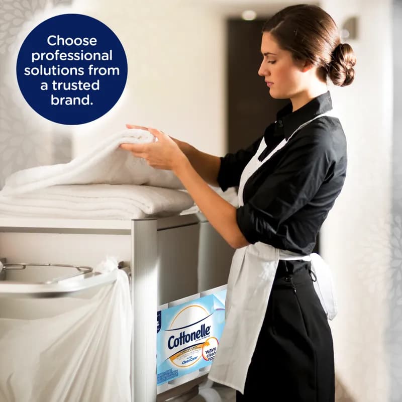 Cottonelle® Toilet Paper & Tissue Roll 3.82X4.0 IN White Core Standard (SRB) Ripple 170 Sheets/Roll 48 Rolls/Case