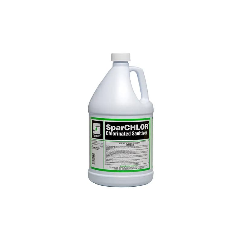 SparCHLOR® Food Service Sanitizer 1 GAL Alkaline Chlorinated 4/Case