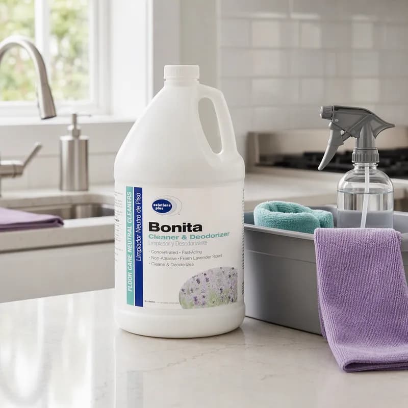 Solutions Plus® Lavender All Purpose Cleaner Deodorizer 1 GAL Multi Surface Neutral Concentrate 4/Case