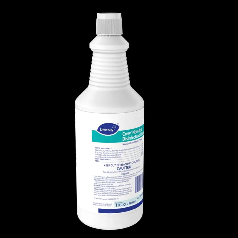 Crew® Fresh Scent Restroom Cleaner One-Step Disinfectant 32 FLOZ Multi Surface Neutral Liquid RTU Non-Acid 12/Case
