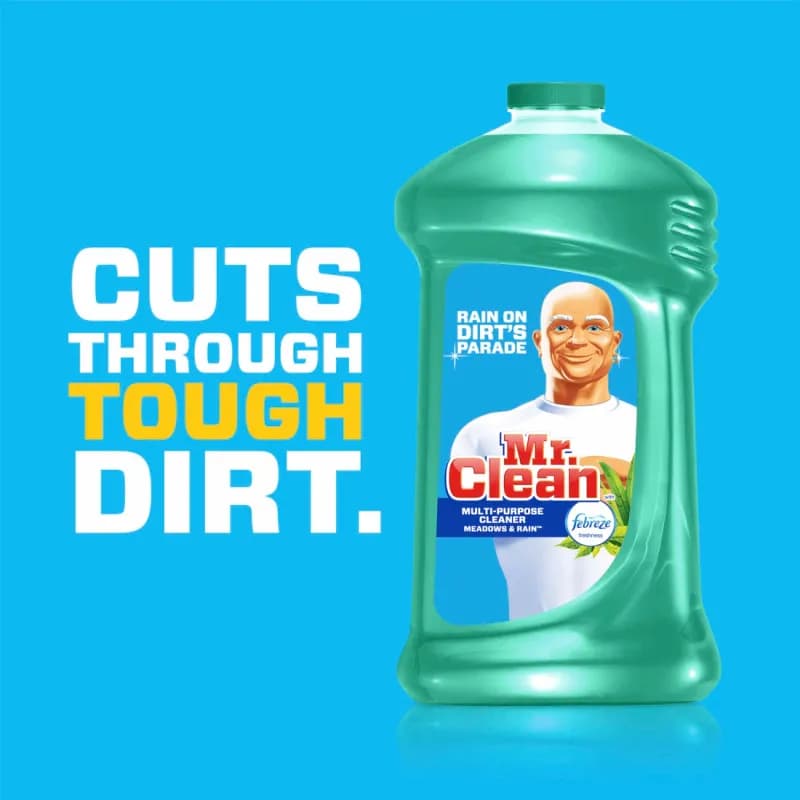 Mr. Clean® Febreze Meadows & Rain All Purpose Cleaner 128 OZ Multi Surface RTU 4/Case