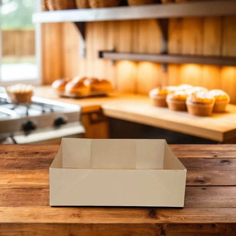 Bakery Box Bottom 15X12X4.5 IN Chipboard 200/Case