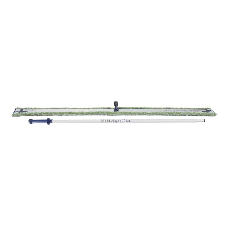 Bona® SuperCourt® Mop Frame & Handle 66X60 IN Aluminum Microfiber With Dusting Pad & Wet Cleaning Pad 1/Case
