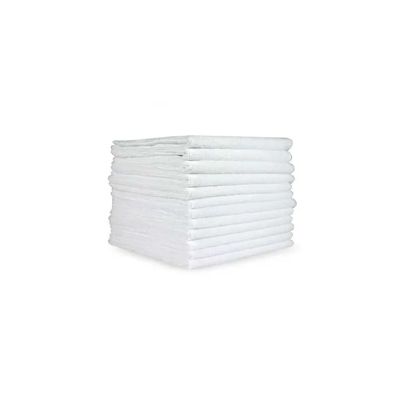 HOSPECO® Smart Choice Cleaning Cloth 16X16 IN Microfiber White Square 12/Dozen