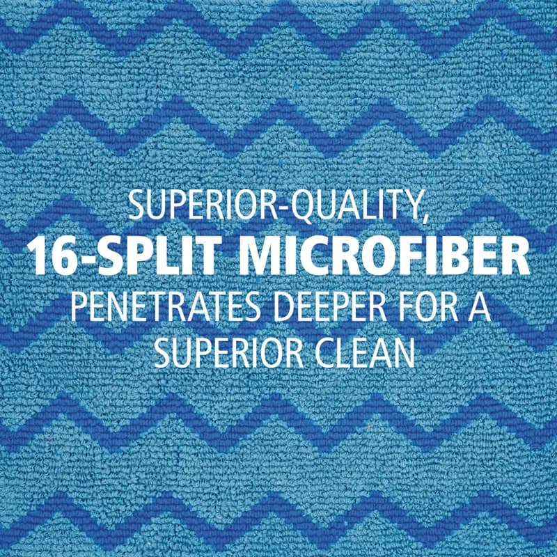 Hygen™ All Purpose Cleaning Cloth 16X16 IN Microfiber Blue 1/Each