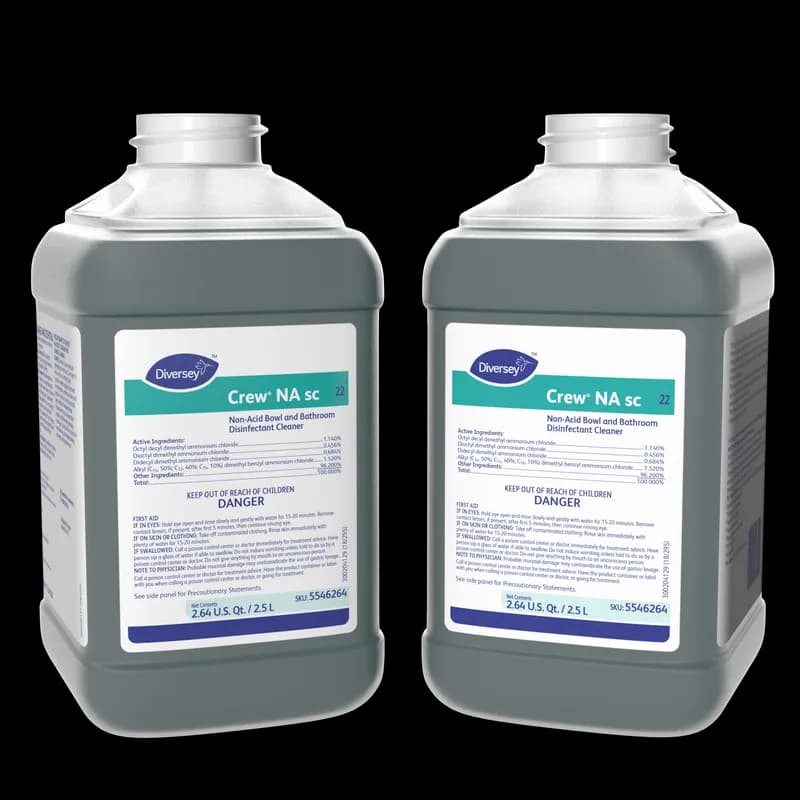 Crew® Floral Restroom Cleaner One-Step Disinfectant 2.5 L Multi Surface Neutral Liquid Concentrate For J-Fill® 2/Case
