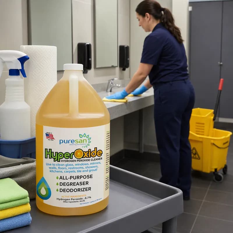 Hyper Oxide Orange All Purpose Cleaner 32 FLOZ Multi Surface Concentrate Peroxide 12/Case