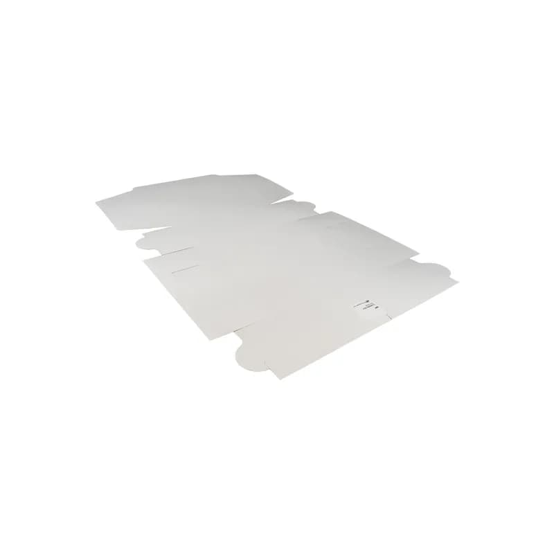 Bakery Box 12X12X5 IN Clay-Coated Kraft Board White Kraft Square Lock Corner 100/Bundle