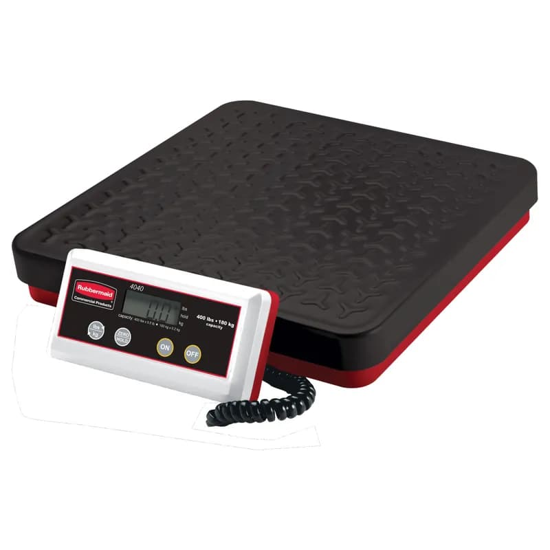 Pelouze Receiving Scale 400 LB Plastic Metal Black Digital 1/Each