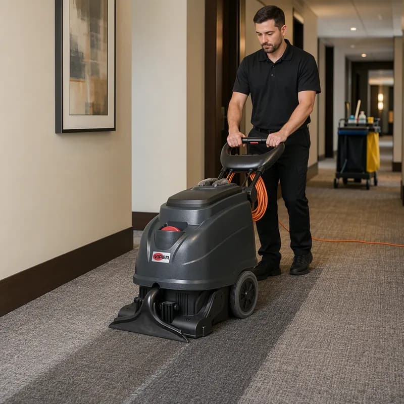 Viper CEX410 Carpet Extractor 46X20X35 IN Black 1/Each