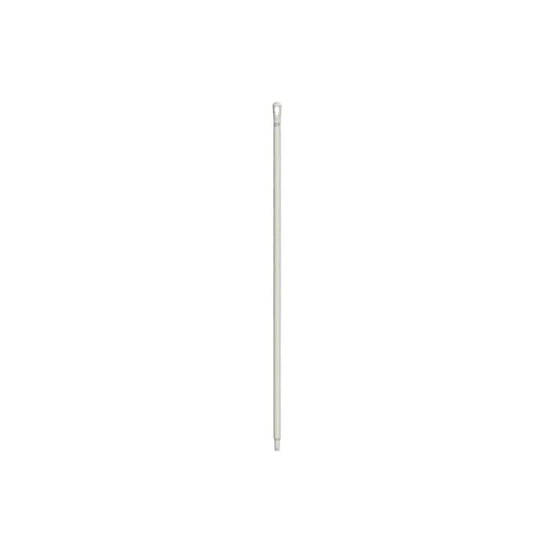 Vikan® Ultra Hygiene Multi-Purpose Broom Handle 59.1X1.3X1.3 IN 59IN White PP Euro Threaded 1/Each