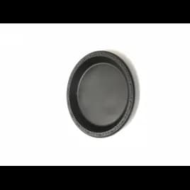 Pebble Box Plate 9 IN PP Black Microwave Safe Grease Resistant 400/Case