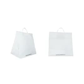 Shopper Bag 14X10X14.75X10 Plastic 2.25MIL White Cardboard Bottom 200/Case