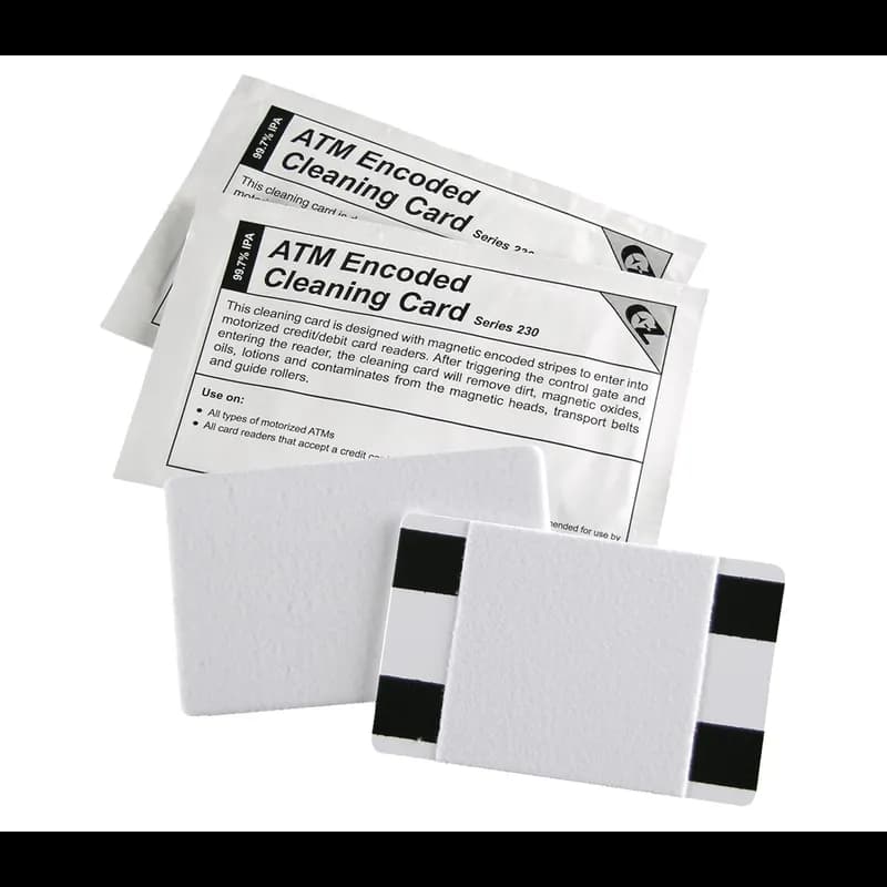 Bill Acceptor Cleaning Card 10/Pack