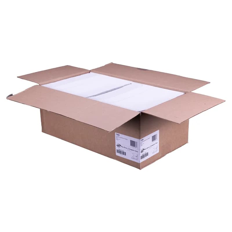 Bakery Box 9X9X2.5 IN White Plain 1-Piece Automatic 150/Case