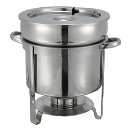Soup Warmer 12.875X14.5X15.5 IN 11 QT Round Stainless Steel 1/Set