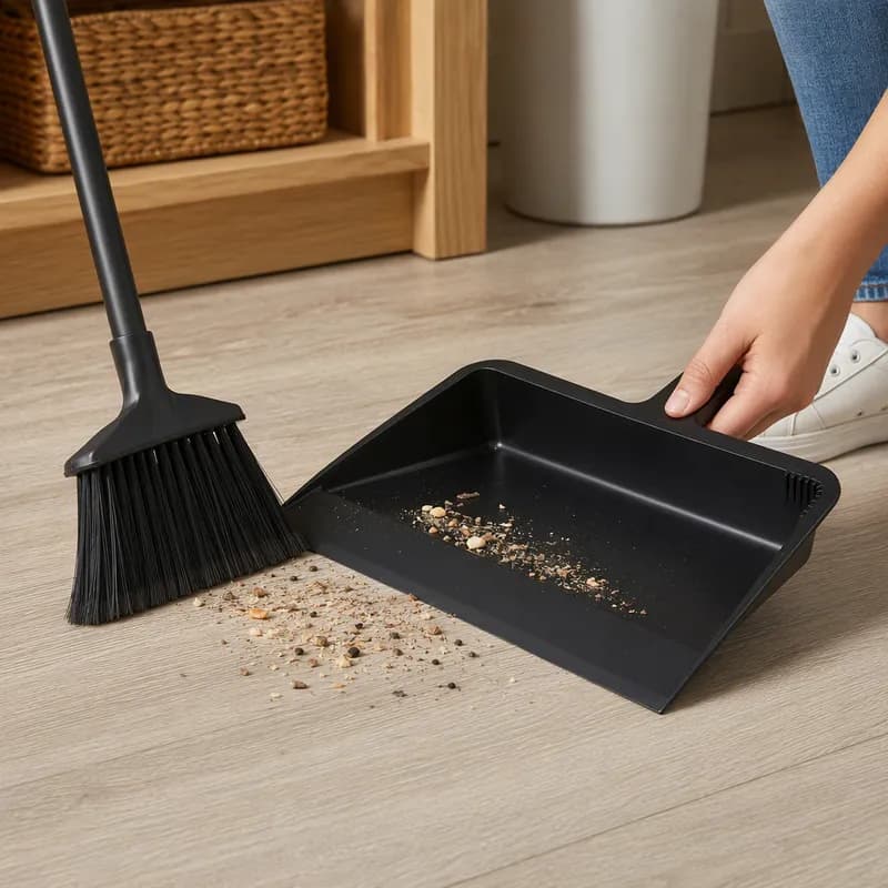 Impact® Hand Held Dust Pan 12 IN Black PP 1/Each