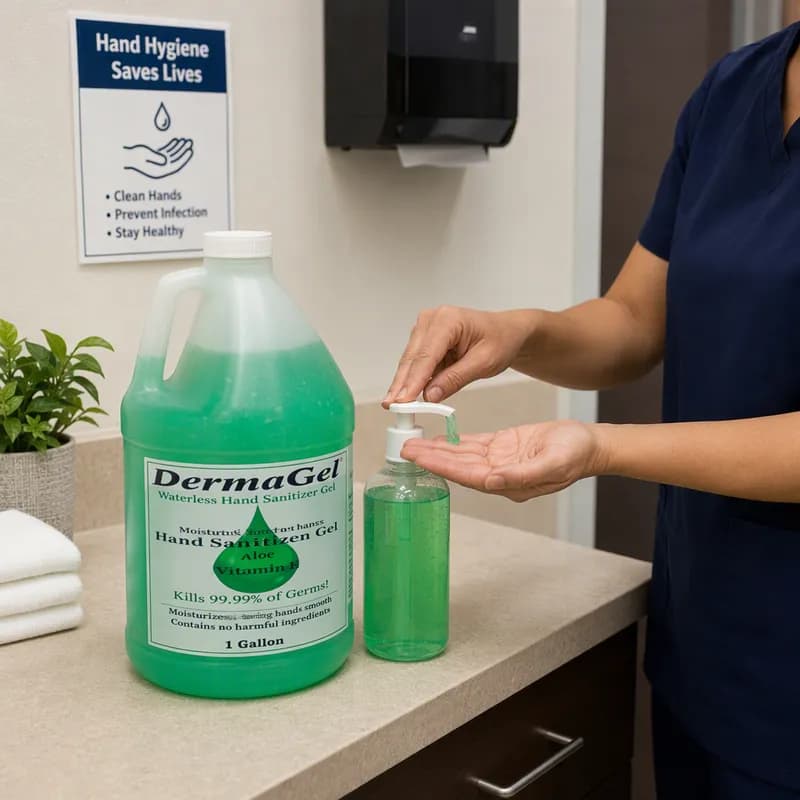 DermaGel® Hand Sanitizer 1 GAL Waterless 4/Case