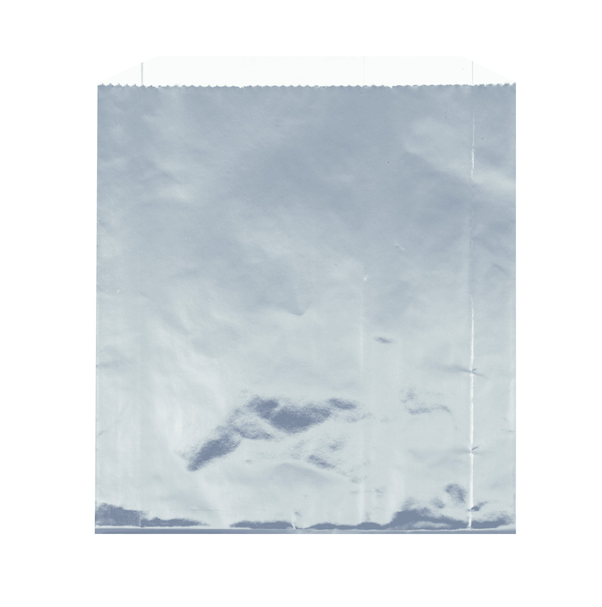 Bag 7.75X6.5+1.5 IN Foil-Lined Paper Kraft Paper Silver White 1000/Case