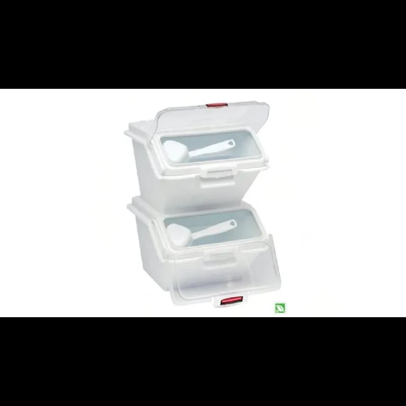 ProSave® Ingredient Bin 15X11.75X8.5 IN 40 Cup White PP PC Food Safe With Scoop 1/Each