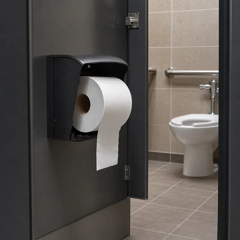 Toilet Paper & Tissue Roll 2000 FT 1PLY White Jumbo (JRT) 9IN Roll 12/Case