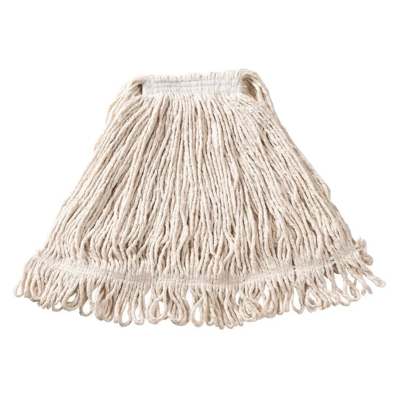 Super Stitch® Wet Mop Head Medium (MED) 20 OZ White Cotton Loop End 1IN Headband 1/Each