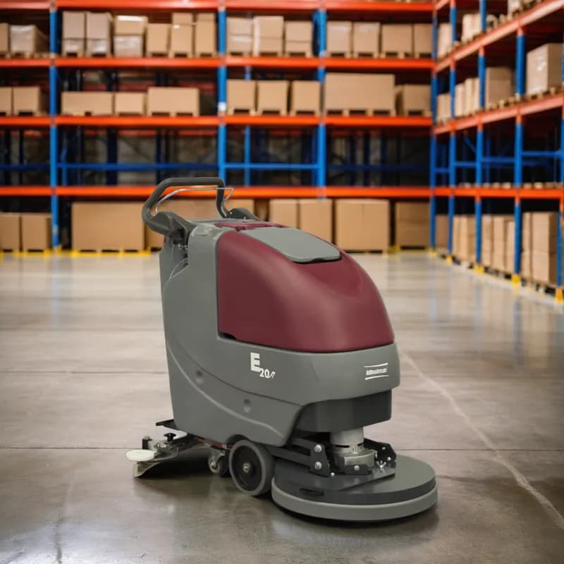 E20 Floor Scrubber 12 GAL 20IN Walk Behind Traction Drive 1 Speed 2 Brushes 1/Each