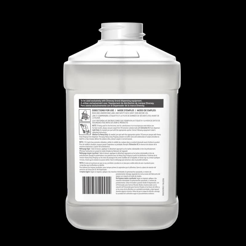 Diversey J-Fill® Fruity Scent Carpet Extraction Cleaner Pretreatment Carpet Bonnet 2.5 L Liquid Concentrate 2/Case