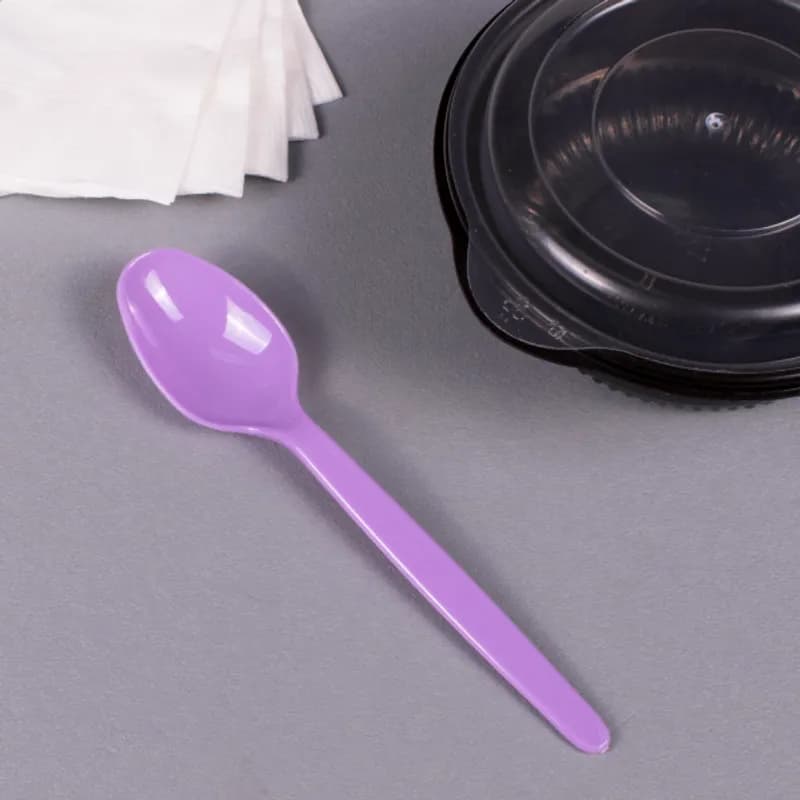 Teaspoon PS Purple Heavy Duty 1000/Case