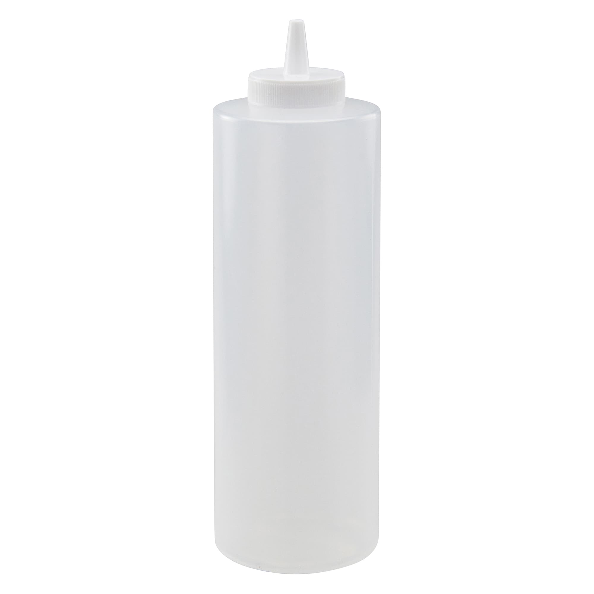 Squeeze Bottle 24 OZ Plastic Clear 12/Dozen