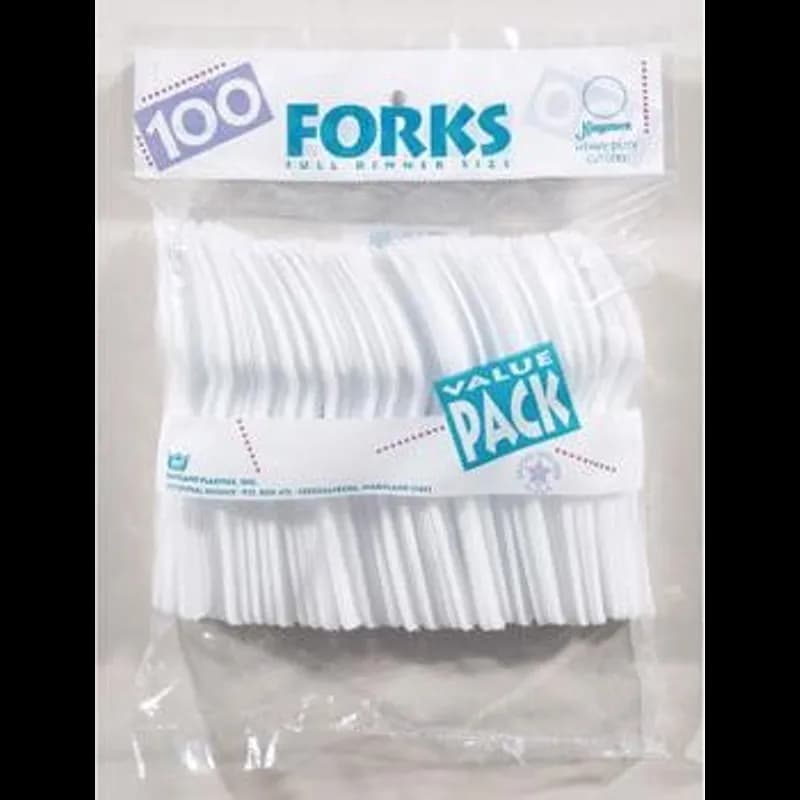 Fork White Medium Weight 1000/Case
