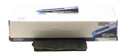 Victoria Bay Can Liner 33X39 IN Black Plastic 0.65MIL Heavy 250/Case