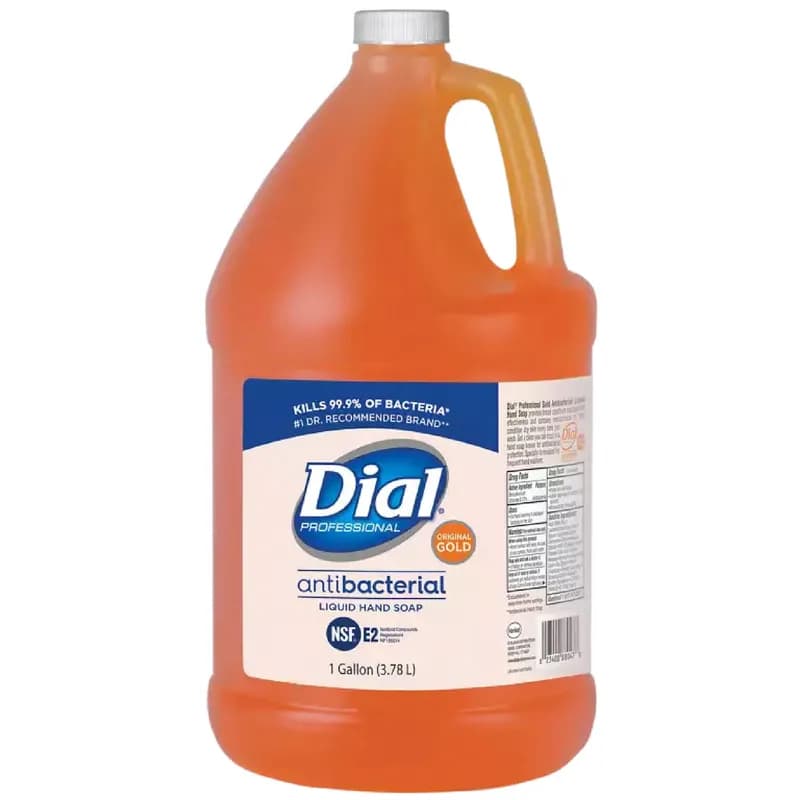 Dial Hand Soap Liquid 1 GAL Floral Gold Antibacterial 4/Case