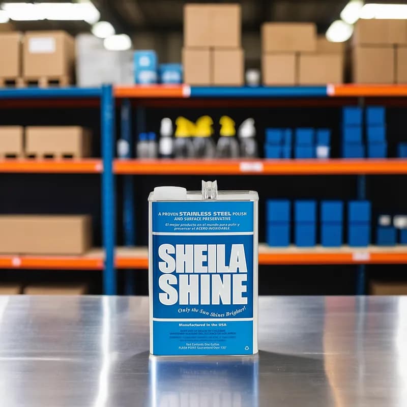 Sheila Shine Stainless Steel Cleaner 1 GAL 4/Case