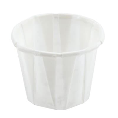 Souffle & Portion Cup 0.75 OZ Paper White 5000/Case