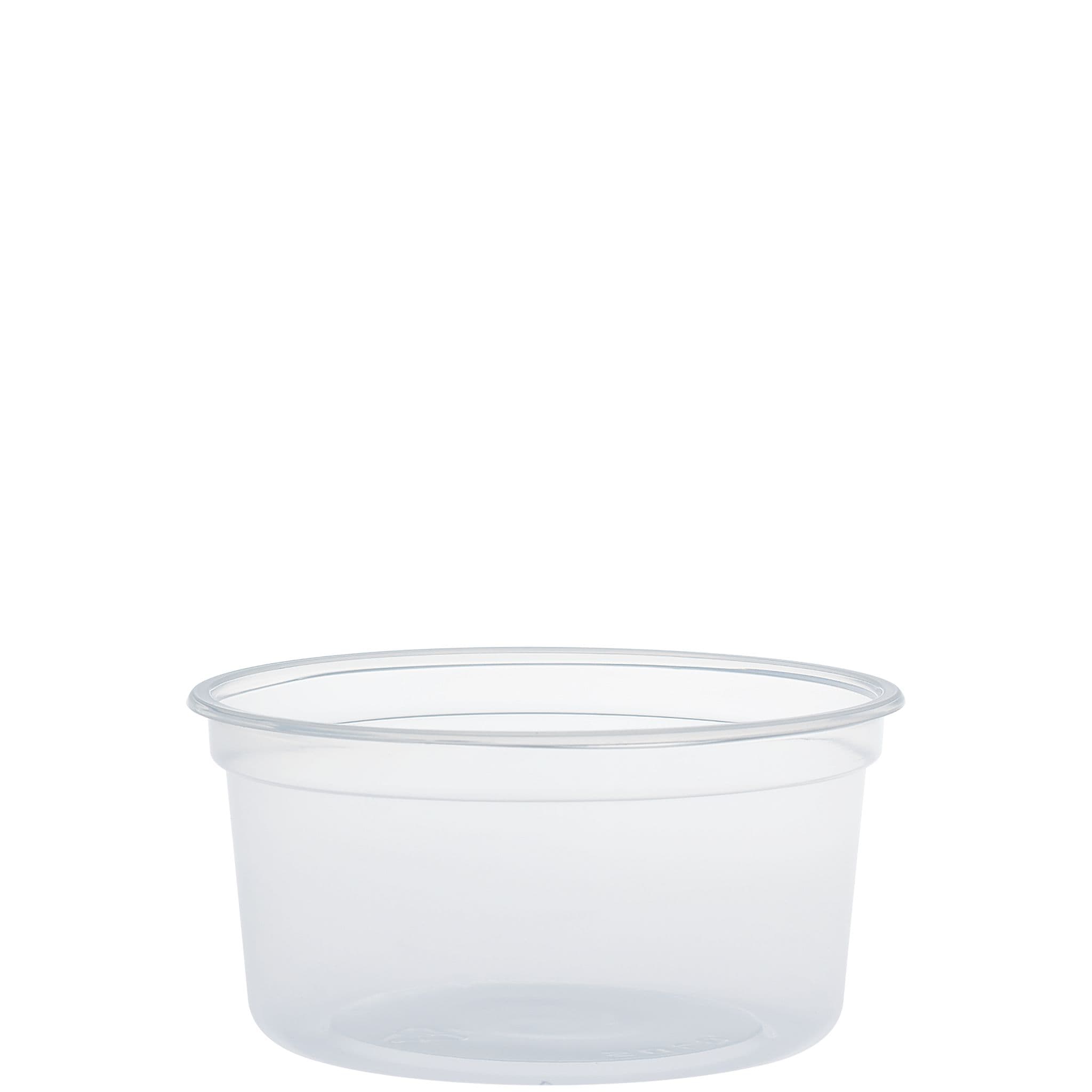 Solo® MicroGourmet® Deli Container Base & Lid Combo 12 OZ PP Translucent 25 Count/Pack 20 Packs/Case 500 Count/Case