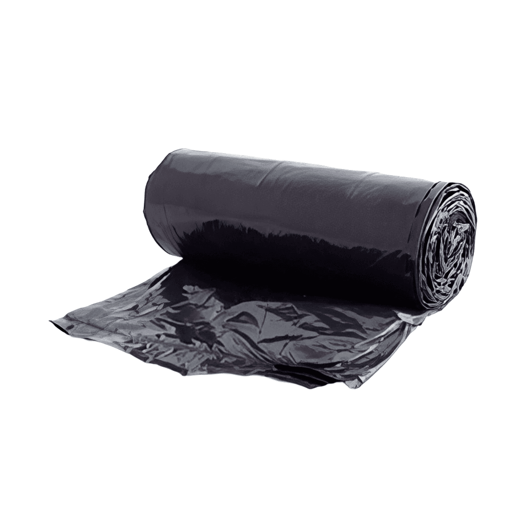 Heritage Can Liner 24X23 IN 8-10 GAL Black LLDPE 0.35MIL 1000/Case