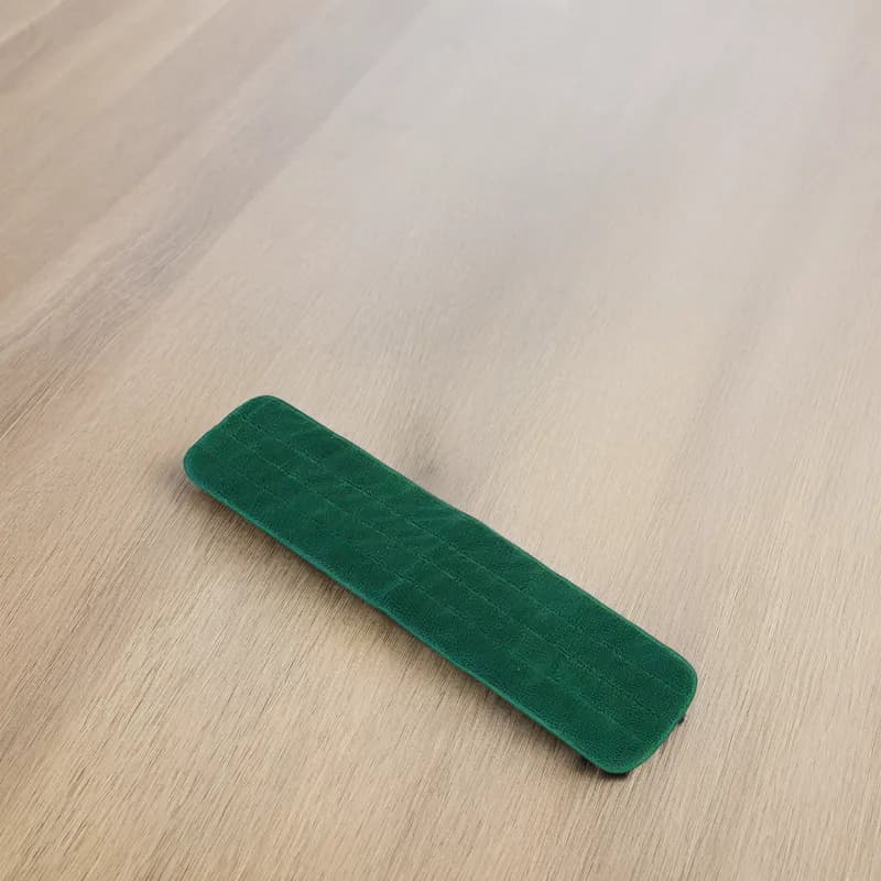 Victoria Bay Mop Head 18 IN Green Microfiber Flat 12/Pack