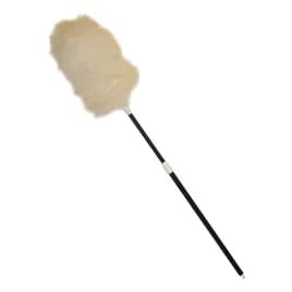 Duster 42 IN Lambswool Black White Reusable 30-42 In Extension Handle 1/Each