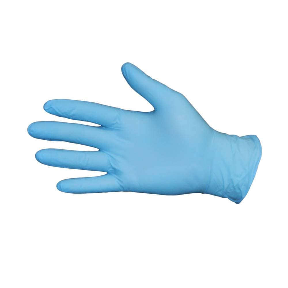 Gloves Medium (MED) Purple Nitrile Disposable Powder-Free 100 Count/Pack 10 Packs/Case 1000 Count/Case