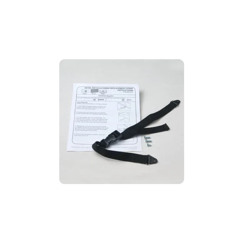 Koala Kare Baby Changing Table Replacement Straps Black Plastic Kit 1/Each
