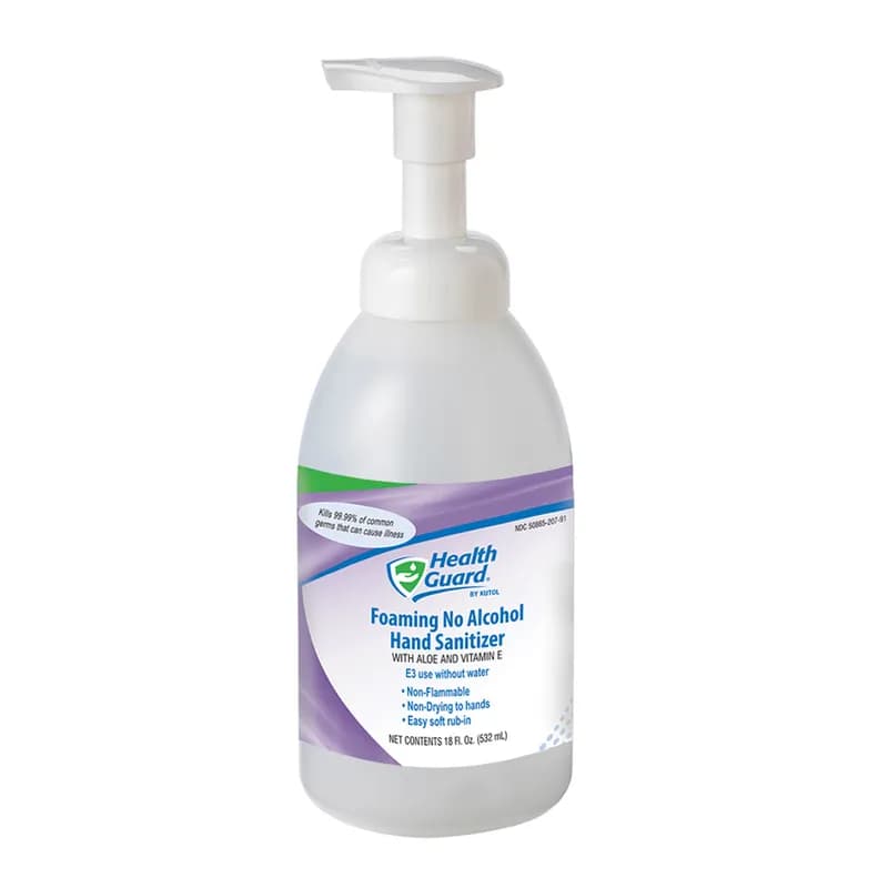 Health Guard® Hand Sanitizer Pump Bottle 18 OZ Foaming 6/Case