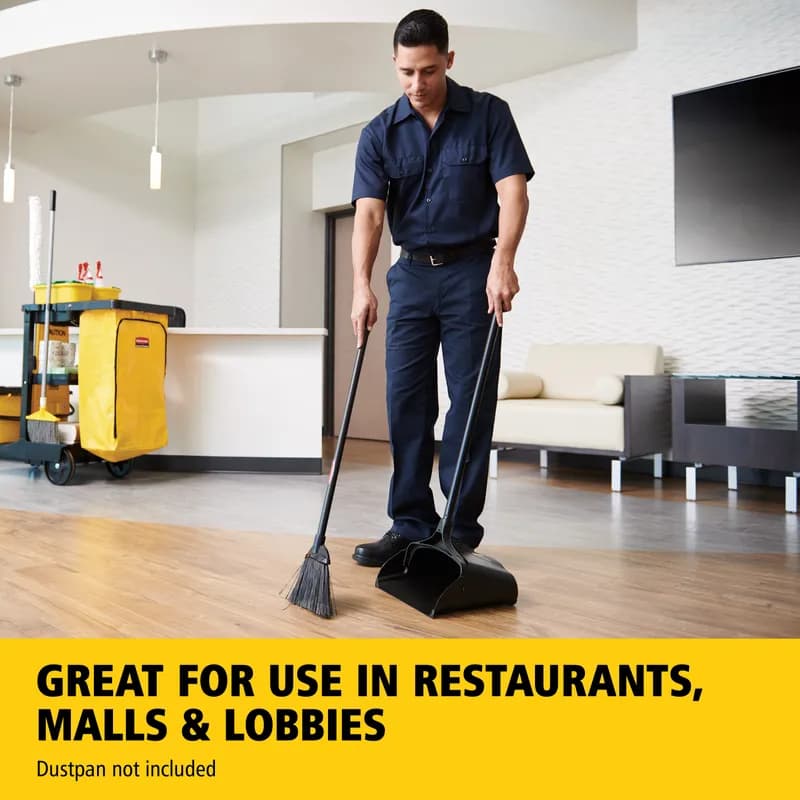 Executive Series™ Lobby Broom 35 IN Black Vinyl 6/Case